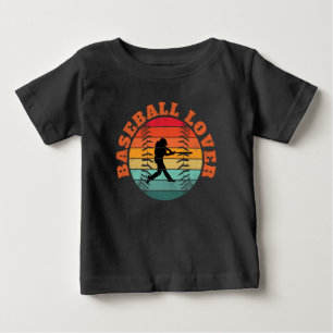 T-shirt Pour Bébé Amateur de baseball