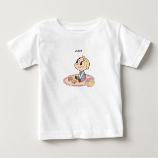 T-shirt Pour Bébé Amazed Boy Illustration