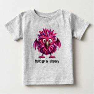 T-shirt Pour Bébé Ambre - Menace ailée aux grands yeux