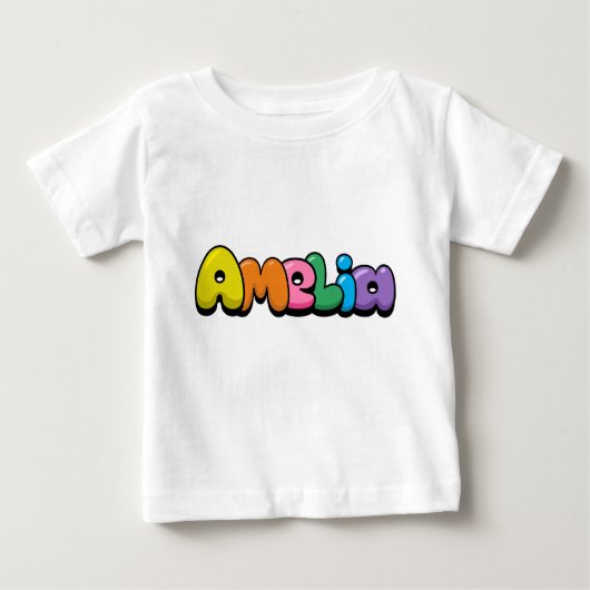 T-shirt Pour Bébé Amelia (Devant)