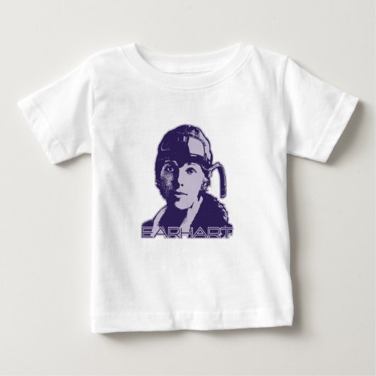 T-shirt Pour Bébé Amelia Earhart - 2 (Devant)