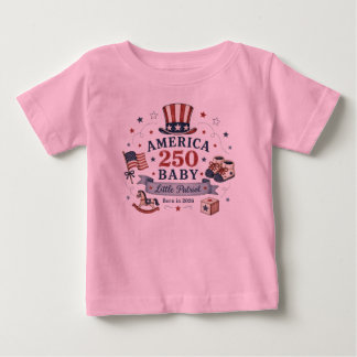 T-shirt Pour Bébé America 250 Bébé / Petit Patriote