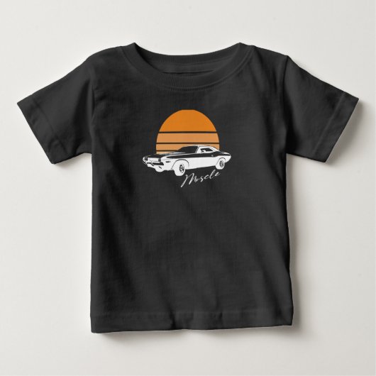 T-shirt Pour Bébé American Muscle Car Shirt Men Women Adults Kids (Devant)