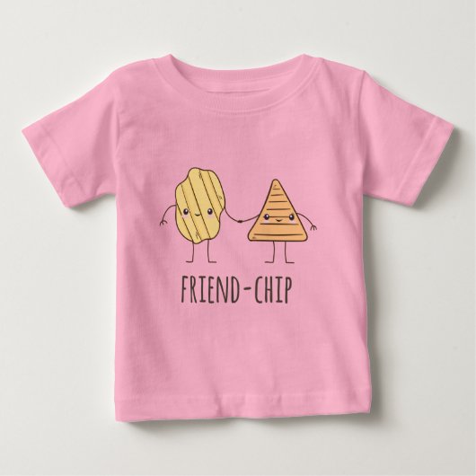 T-shirt Pour Bébé Ami amusant chips (Devant)