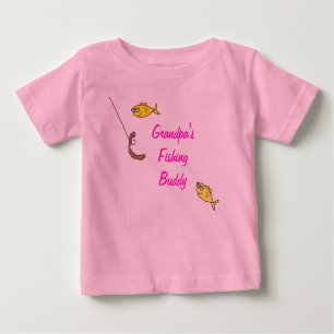 T-shirt Pour Bébé Ami de la pêche du grand-papa