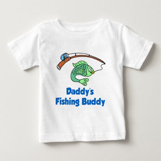 T-shirt Pour Bébé Ami de la pêche du papa (Devant)