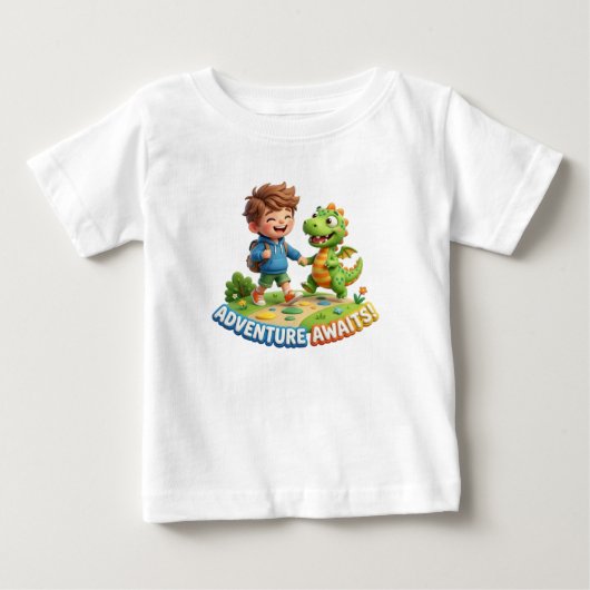 T-SHIRT POUR BÉBÉ AMI DINO (Devant)