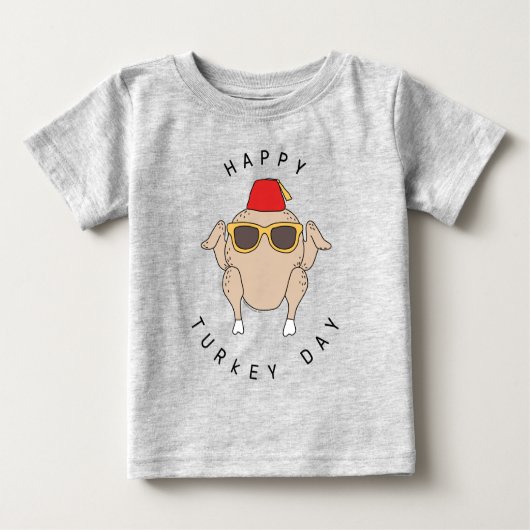 T-shirt Pour Bébé AMIS™ | Bonne fête de la Turquie (Devant)