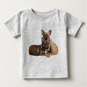 T-shirt Pour Bébé Amis Bouledogues Français French Bulldog