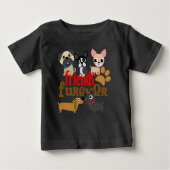 T-shirt Pour Bébé Amis Chiens Furever Chiens Chiens Chiens Chiens Ch (Devant)