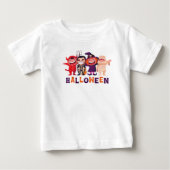 T-shirt Pour Bébé Amis d'Halloween (Devant)