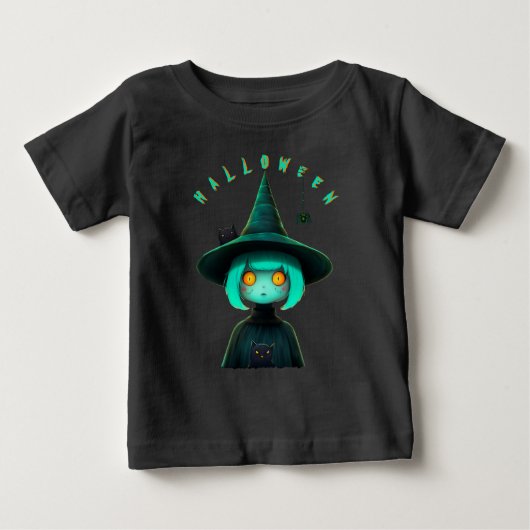 T-shirt Pour Bébé Amis d'Halloween (Devant)