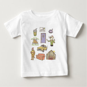 T-shirt Pour Bébé AMIS™   Icônes de dessin graphique 1