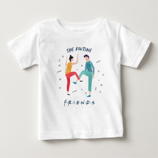 T-shirt Pour Bébé AMIS™ | La Routine (Devant)