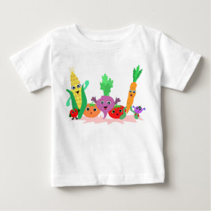 T-shirt Pour Bébé Amis végétariens pour la combinaison de bébé