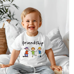 T-shirt Pour Bébé Amitié