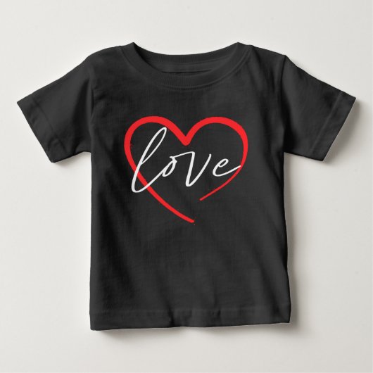 T-shirt Pour Bébé Amour (Devant)