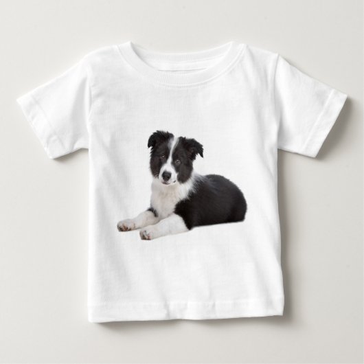 T-shirt Pour Bébé Amour Bordure Collie Chien Chien Chien Chien Chien (Devant)
