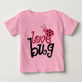 T-shirt Pour Bébé Amour Bug (Devant)