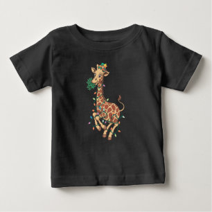 T-shirt Pour Bébé Amour cadeau de Noël amusant arbre de Noël