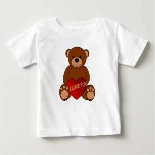 T-shirt Pour Bébé Amour de nounours