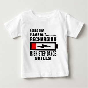T-shirt Pour Bébé Amour de paix et danse irlandaise d'étape