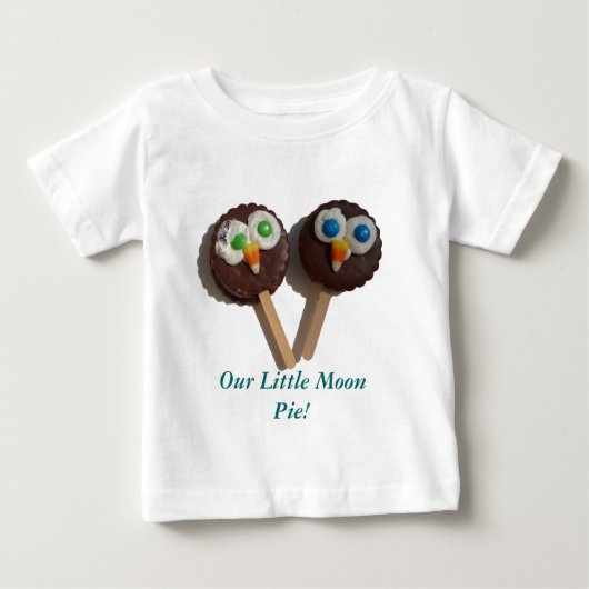 T-shirt Pour Bébé Amour de tarte de lune ! (Devant)