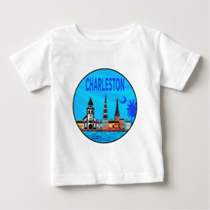 T-shirt Pour Bébé Amour pour Charleston