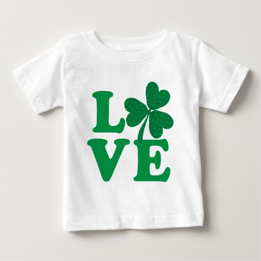 T-shirt Pour Bébé AMOUR shamrock (Devant)