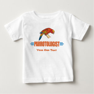 T-shirt Pour Bébé Amoureux du perroquet