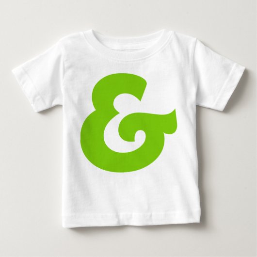 T-shirt Pour Bébé Ampersand (Devant)