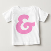 T-shirt Pour Bébé Ampersand (Devant)