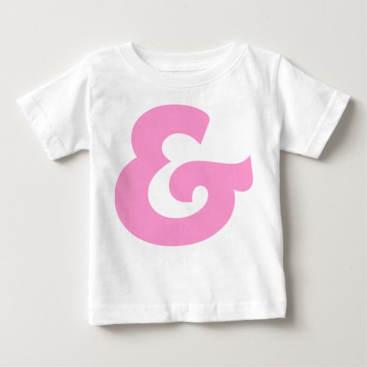 T-shirt Pour Bébé Ampersand (Devant)