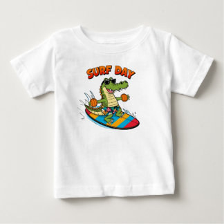 T-shirt Pour Bébé Amusement Summer Beach Art