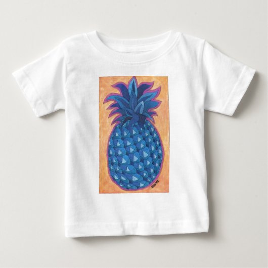 T-shirt Pour Bébé Ananas (Devant)