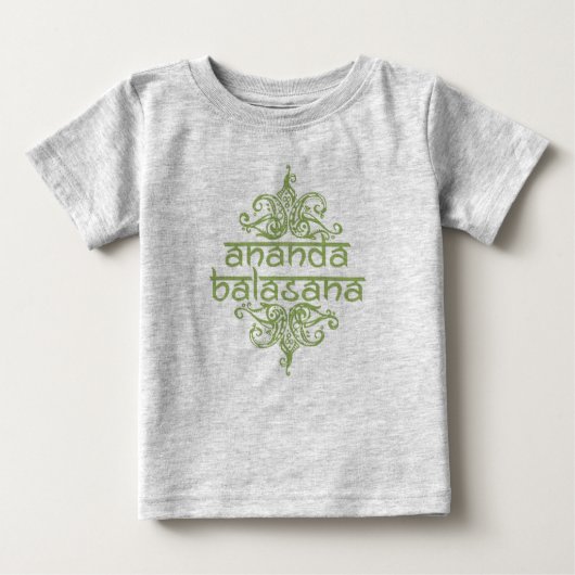 T-shirt Pour Bébé ananda balasana (bébé heureux) (Devant)