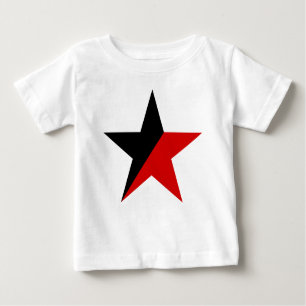 T-shirt Pour Bébé Anarchisme Anarcho-Syndicalisme des étoiles noires