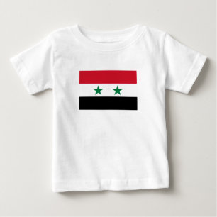 T-shirt Pour Bébé Ancien drapeau de Syrie