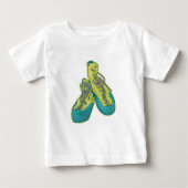 T-shirt Pour Bébé Ancienne escalade chaussures rock escalade (Devant)