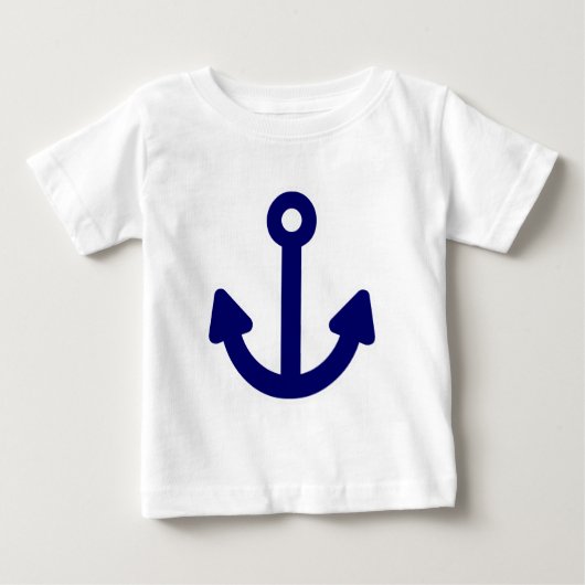 T-shirt Pour Bébé Ancre (Devant)