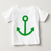 T-shirt Pour Bébé Ancre (Devant)