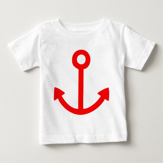 T-shirt Pour Bébé Ancre (Devant)