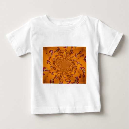 T-shirt Pour Bébé Ancre Kaleidoscope (Devant)