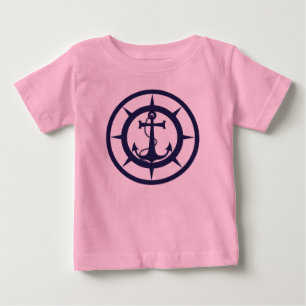 T-shirt Pour Bébé Ancre nautique