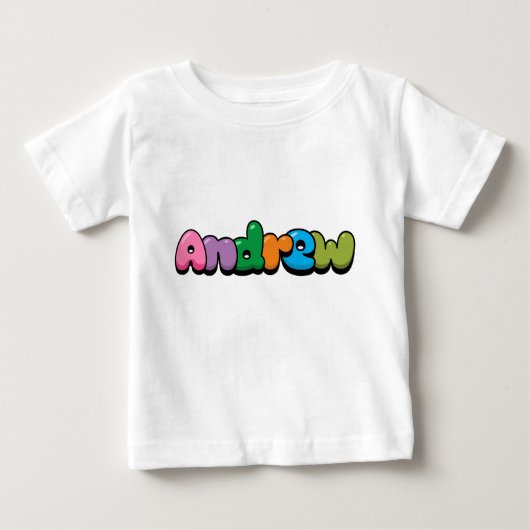 T-shirt Pour Bébé Andrew (Devant)