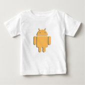 T-shirt Pour Bébé Android (Devant)