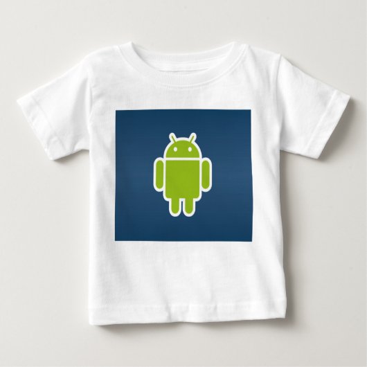 T-shirt Pour Bébé Android bébé à manches longues courte (Devant)