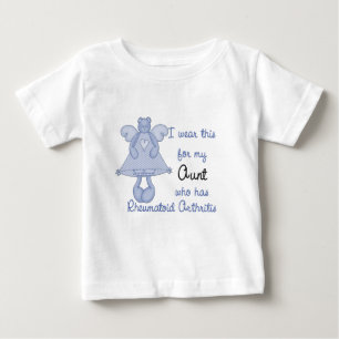 T-shirt Pour Bébé Ange bleu d'ours : : Je porte pour ma conception
