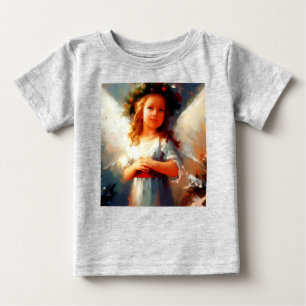 T-shirt Pour Bébé Ange de Noël 1