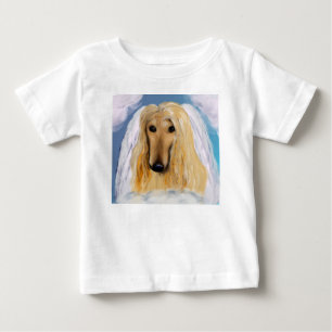 T-shirt Pour Bébé Ange Lévrier Afghan